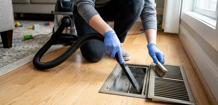 Ducted Heating Filter Cleaning in North Richland Hills